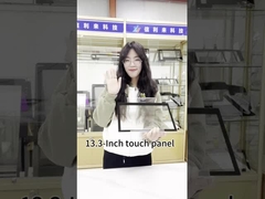 13.3 inç kapasitif dokunmatik ekran paneli, USB arayüzü ve 4*R10 Köşe