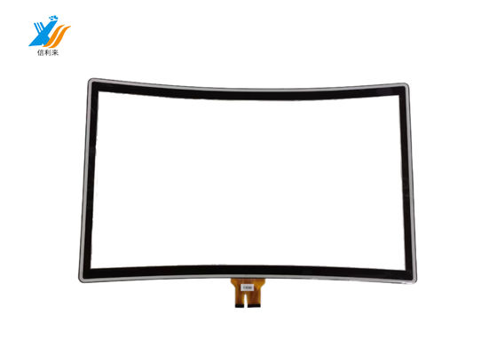 32 inç endüstriyel GFF dokunmatik paneli PC Tempered Glass OEM Anti Glare ile