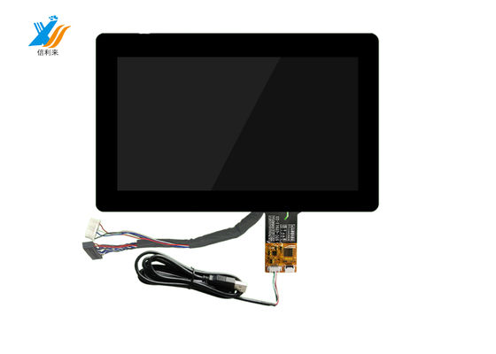 Toz geçirmez 10.1 inç etkileşimli LCD dokunmatik ekran paneli LED sürücüsü ile su geçirmez