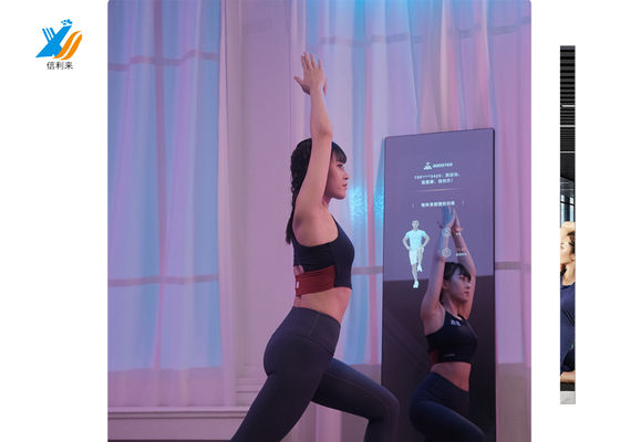 Fabrika satışı özelleştirilebilir çoklu dokunmatik projektif kapasitif (PCAP) dokunmatik ekran paneli su geçirmez yağ geçirmez akıllı ayna dokunmatik panel fitness kulübü ve akıllı ev banyo dokunmatik ekran ışık ayna