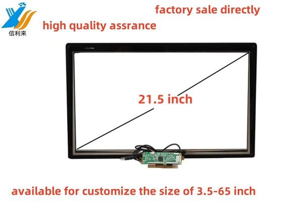 21.5 inç PCAP GG dokunmatik ekran paneli su geçirmez yağ geçirmez AR AG AF Anti-UV LCD ekran monitörü özelleştirilebilir