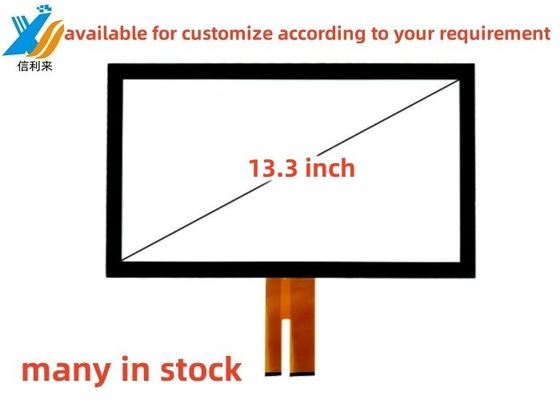 13.3 inç Multi touch projected capacitive (PCAP) GG dokunmatik ekran panel su geçirmez yağ geçirmez kalem dokunmatik LCD Ekran LED Monitor AR AG AF tablet bilgisayar tıbbi eğitim için özelleştirilmiş ATMS ulaşım