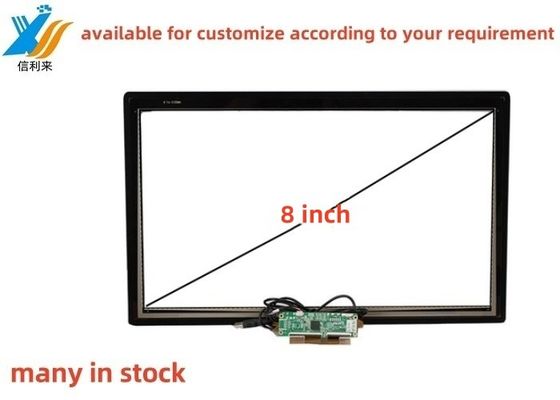 8 inç Multi touch projeksiyonlu USB kapasitif (PCAP) GG GFF ITO dokunmatik ekran paneli Tft LCD Ekran LED Monitör özelleştirilmiş AR AG AF Anti-UV su geçirmez eldivenli yağ geçirmez kalem dokunmatik tablet pc eğitim oyunları