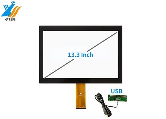 13.3' 'USB ve IIC Arayüzü G + G Yapısı ile Endüstriyel Çoklu Dokunmatik Ekran Paneli