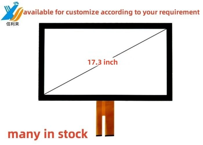 17.3" Multi touch projected capacitive (PCAP) GG dokunmatik ekran panel AR AG su geçirmez yağ geçirmez kalem dokunmatik eldiven dokunmatik Tft LCD Ekran LED Monitör endüstriyel tablet bilgisayar için özel Treadmill eğitim