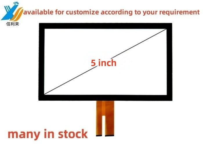 5 Inch Multi touch projected capacitive (PCAP) GG GFF dokunmatik ekran Panel AR AG AF su geçirmez yağ geçirmez kalem dokunmatik eldiven dokunmatik LCD ekran led monitör tablet bilgisayar öğrenme makinesi için özelleştirilmiş