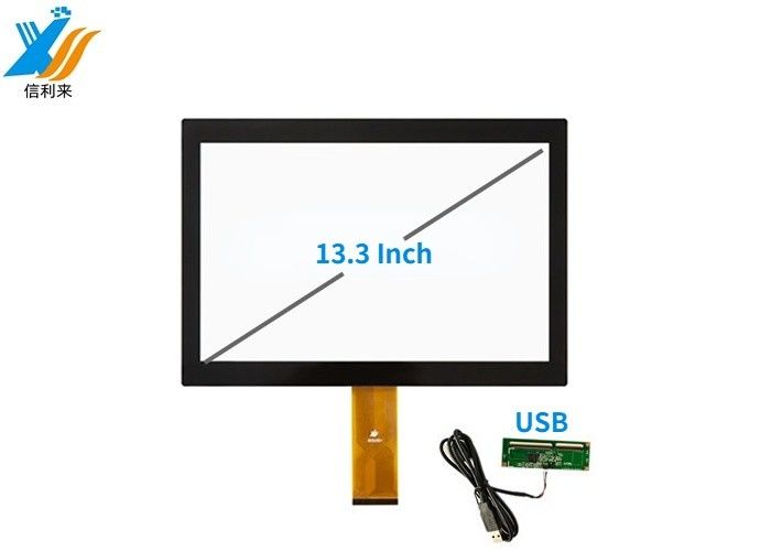 13.3' 'USB ve IIC Arayüzü G + G Yapısı ile Endüstriyel Çoklu Dokunmatik Ekran Paneli