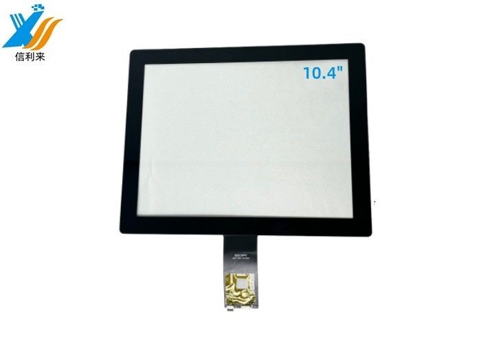 Siyah Endüstriyel Tek Bilgisayarda PCAP Dokunmatik Ekran Paneli USB ve IIC COF Arayüzü ile 10.4 Inç Ekran