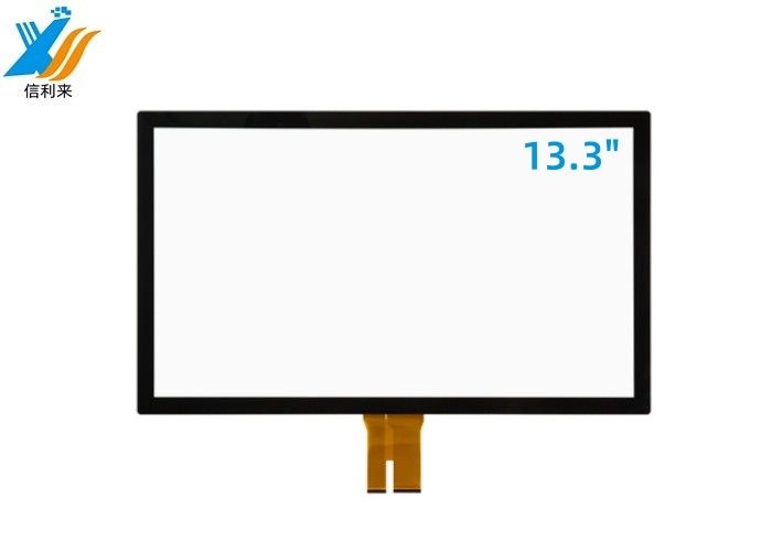 13.3 inç Kapasitif GG dokunmatik ekran paneli USB / IIC arayüzü ile Endüstriyel Tıp Eğitimi için yağ geçirmez AR AG AF Anti-UV özelleştir